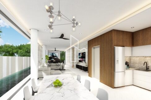 Semi-D Living and dining room